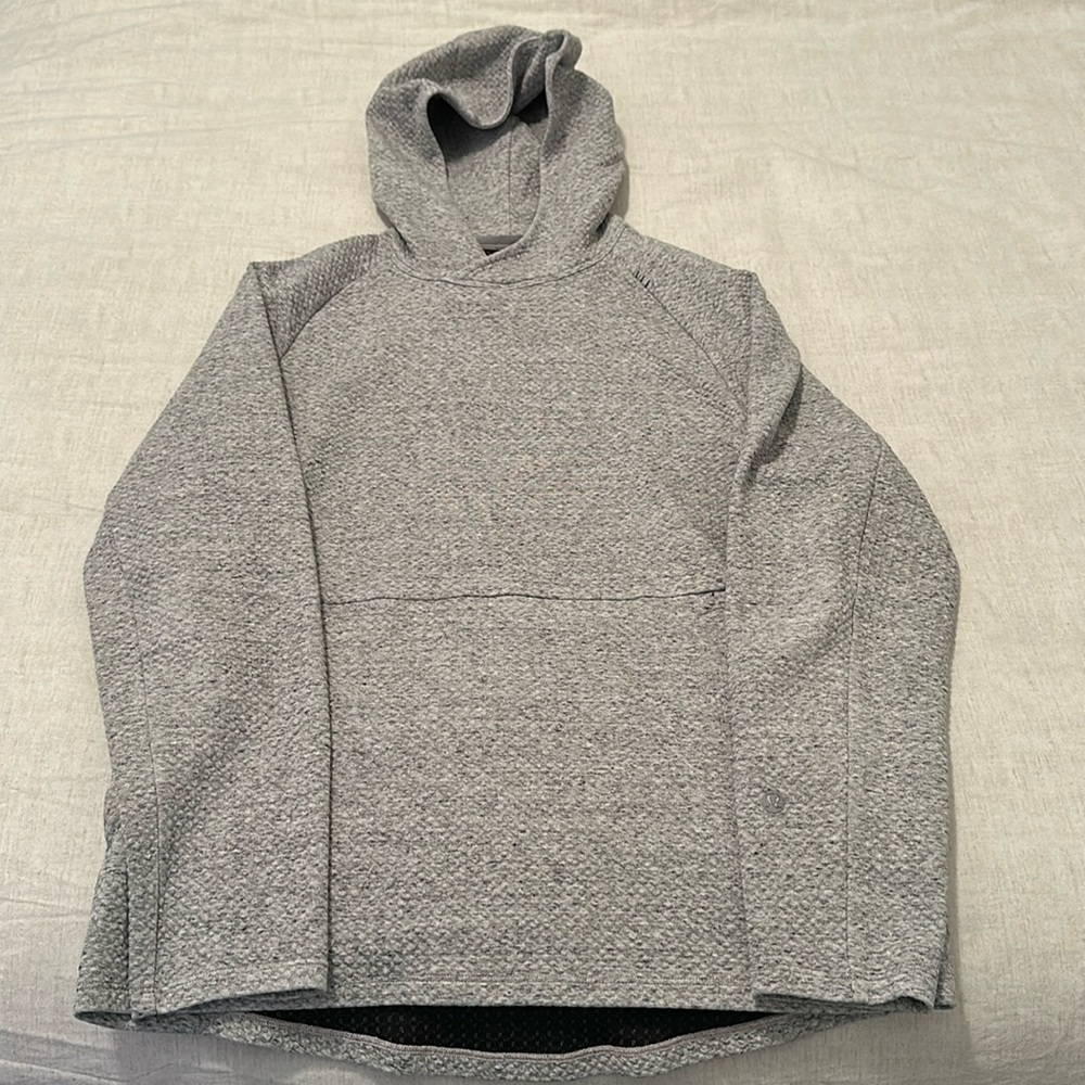 Lululemon Mens At Ease Hoodie size Small Light Grey
